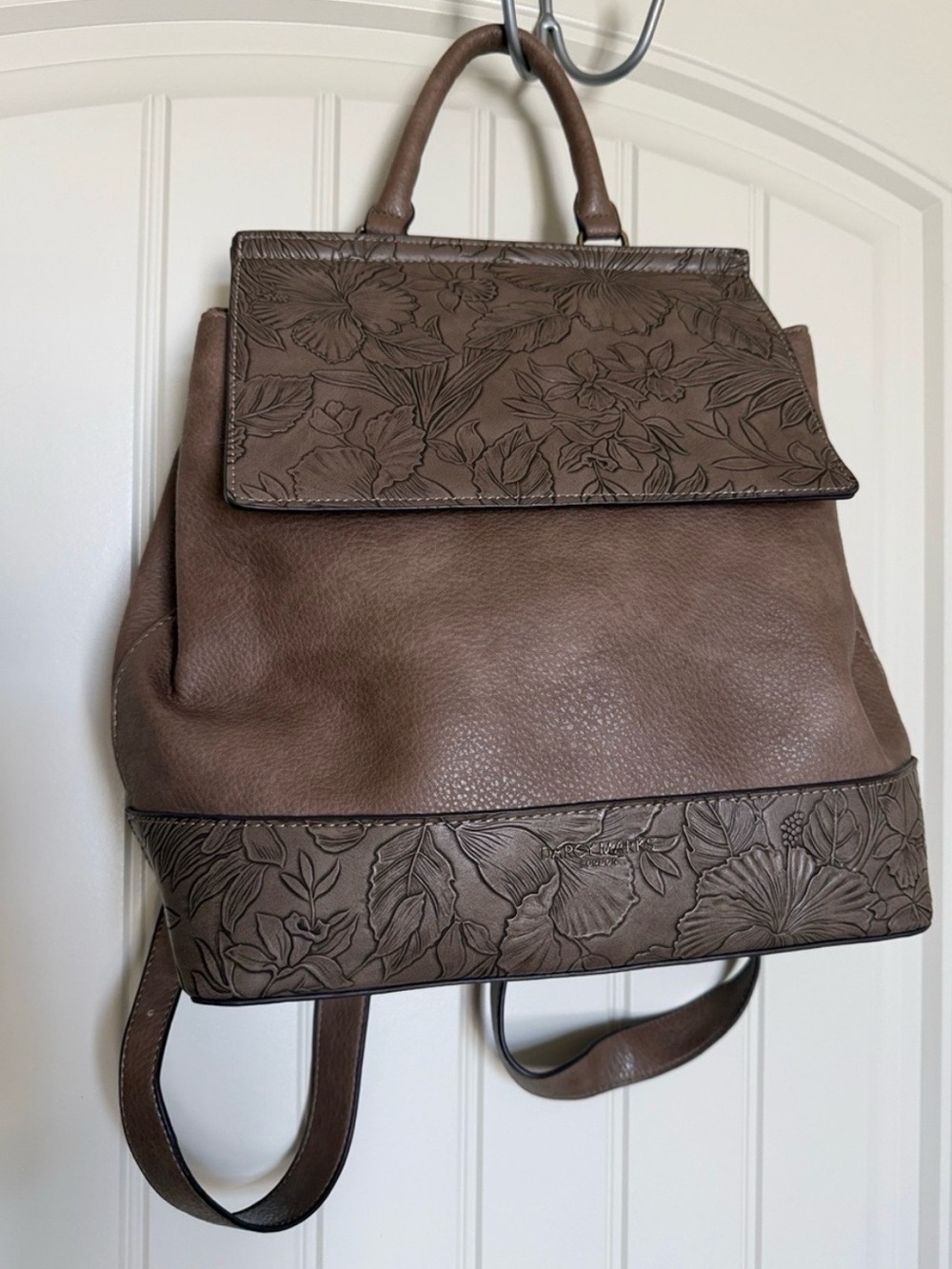 Darcy Marks London Vegan Leather Backpack Brown - NWT! $99